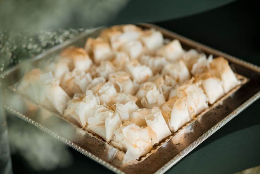 Tray of baklava